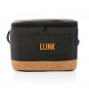 Impact AWARE™ XL RPET two tone cooler bag with cork detail
