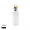 RCS RPET bottle with bamboo lid and handle