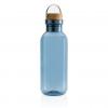 RCS RPET bottle with bamboo lid and handle