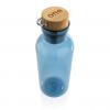 RCS RPET bottle with bamboo lid and handle