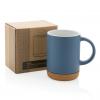 Ceramic mug with cork base 280ml