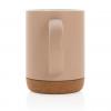Ceramic mug with cork base 280ml