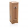 Leak proof bamboo vacuum bottle