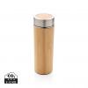 Leak proof bamboo vacuum bottle