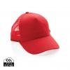 Impact AWARE™ Brushed rcotton 5 panel trucker cap 190gr
