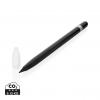 Aluminium inkless pen with eraser