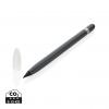 Aluminium inkless pen with eraser
