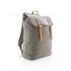 Canvas laptop backpack PVC free