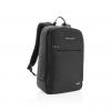 Swiss Peak laptop backpack with UV-C steriliser pocket