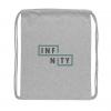 Impact AWARE™ recycled cotton drawstring backpack 145g