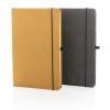GRS Recycled leather hardcover notebook A5