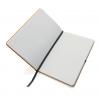 GRS Recycled leather hardcover notebook A5
