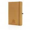 GRS Recycled leather hardcover notebook A5