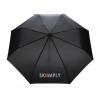 20.5" Impact AWARE™ RPET 190T Pongee bamboo mini umbrella