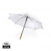 27" Impact AWARE™ RPET 190T auto open bamboo umbrella