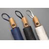 Kaycey 21" AWARE™ RPET Acacia wood mini auto open umbrella