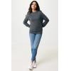 IQONIQ Denali recycled cotton crew neck undyed