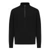 IQONIQ Elgon recycled cotton quarter zip sweater