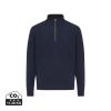 IQONIQ Elgon recycled cotton quarter zip sweater