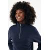 IQONIQ Elgon recycled cotton quarter zip sweater