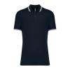 Men'S 2 Striped Short Sleeved Poloshirt