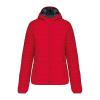 LADIES' LIGHTWEIGHT HOODED PADDED JACKET