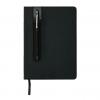 Standard hardcover PU A5 notebook with stylus pen