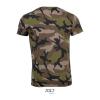 SOL'S CAMO MEN - ROUND COLLAR T-SHIRT