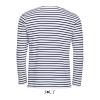SOL'S MARINE MEN - LONG SLEEVE STRIPED T-SHIRT
