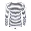 SOL'S MARINE WOMEN - LONG SLEEVE STRIPED T-SHIRT