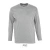SOL'S MONARCH - MEN'S ROUND COLLAR LONG SLEEVE T-S