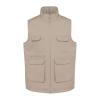 UNISEX PADDED MULTI-POCKET POLYCOTTON VEST