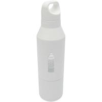 Odessy 600 ml RCS certified recycled stainless steel insulated bottle with 300 ml cup