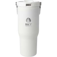 Bronx 900 ml RCS recycled stainless steel copper vacuum insulated tumbler with dual function lid