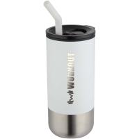 Grayson 480 ml RCS recycled insulated tumbler with straw