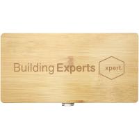 Rivet 19-piece bamboo/recycled plastic tool set