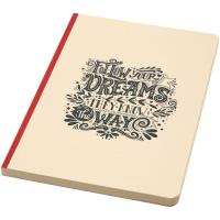 Liliana A5 sugarcane and RPET soft cover notebook