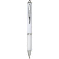 Nash ballpoint pen with coloured barrel and grip (black ink)