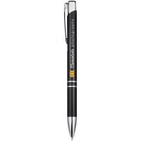 Moneta aluminium click ballpoint pen (black ink)