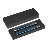 Writing set with ball pen and rollerball pen