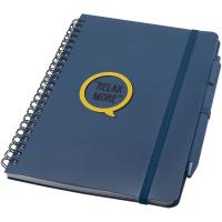 Thalaasa A5 ocean-bound hard cover notebook with ballpoint pen (black ink)