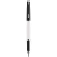 Hemisphere colour blocking rollerball pen with palladium trim (black ink)