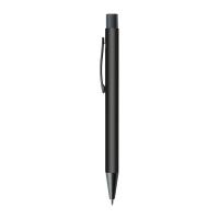 Plastic ballpoint pen with metal clip