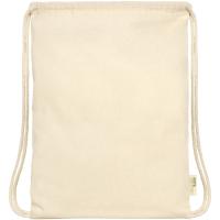 Orissa 100 g/m² organic cotton drawstring bag 5L