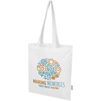 Madras Blend 140 g/m² GRS recycled cotton tote bag 7L