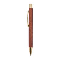 Ballpen with wooden coating
