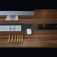 Ballpen with bamboo coating