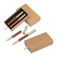 Writing set (brass and wood)