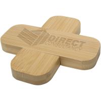 Croc bamboo trivet - small