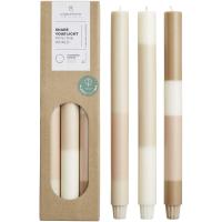 Originalhome layered limestone candles - set of 3